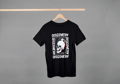 Discovery Skull Streetwear: Exploration Graphic Tee - Essentia Attire