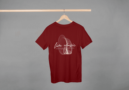 Live Music Abstract Graphic: Concert Lover Tee - Essentia Attire