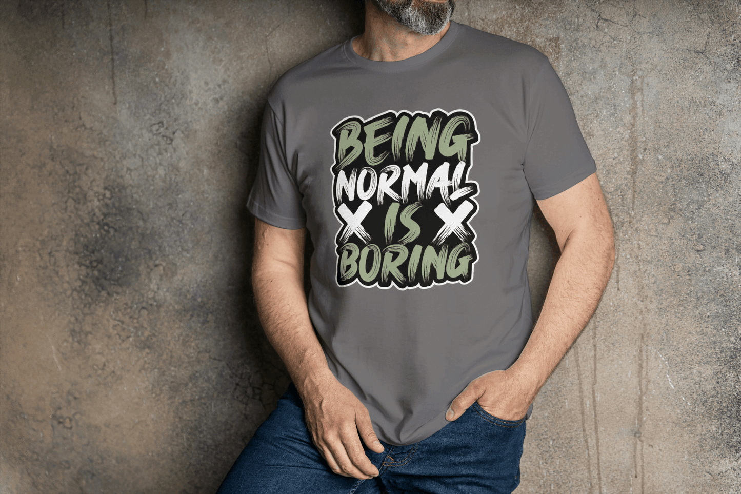 Being Normal Is Boring: Anti-Conformity Graphic Tee - Essentia Attire