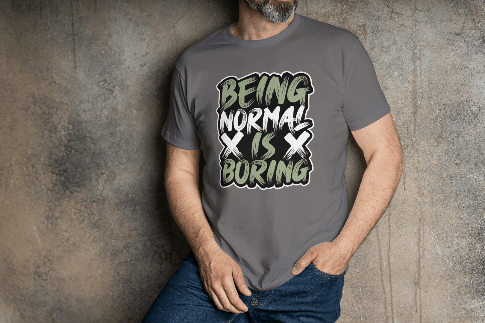 Being Normal Is Boring: Anti-Conformity Graphic Tee - Essentia Attire