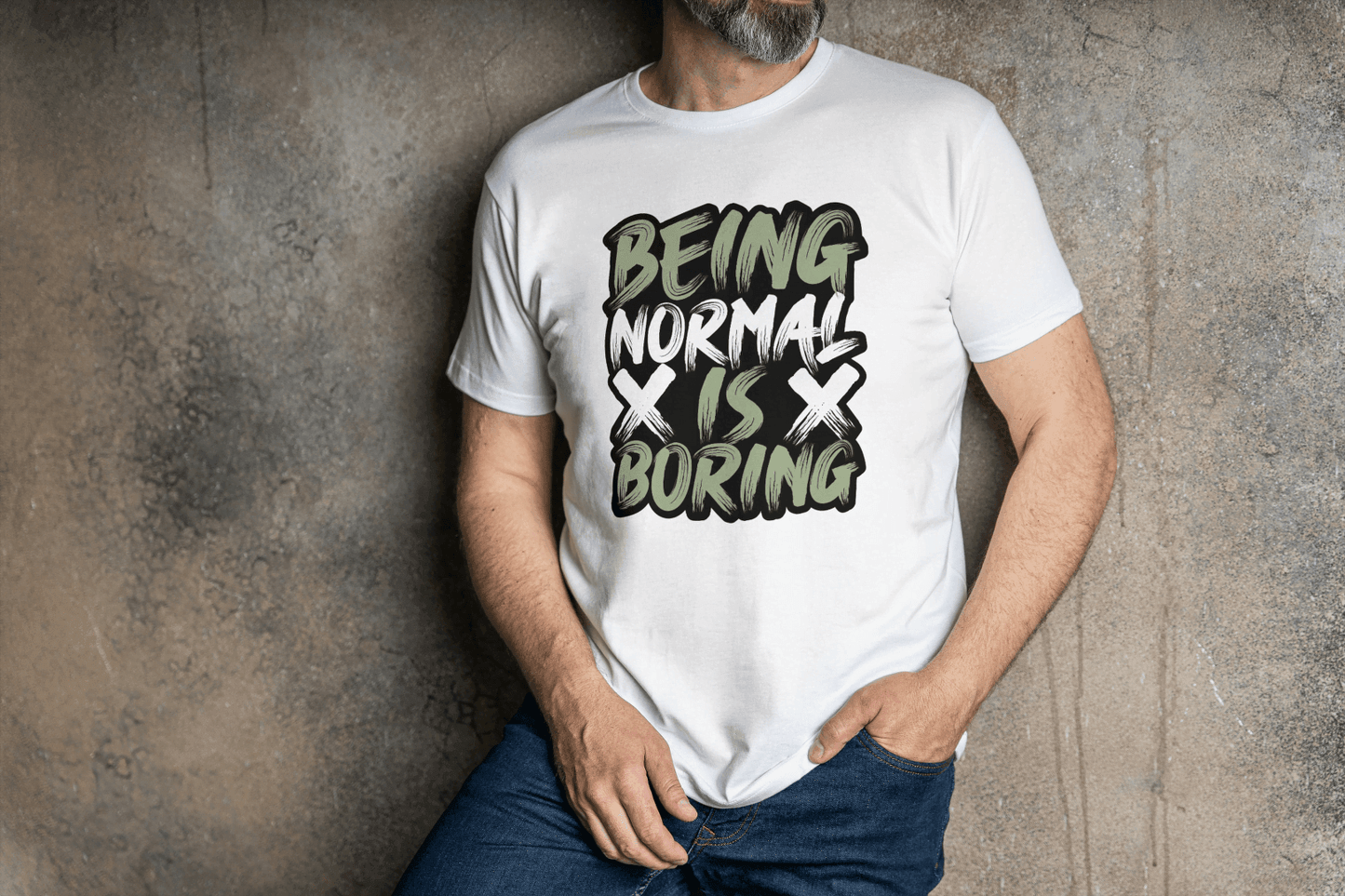 Being Normal Is Boring: Anti-Conformity Graphic Tee - Essentia Attire