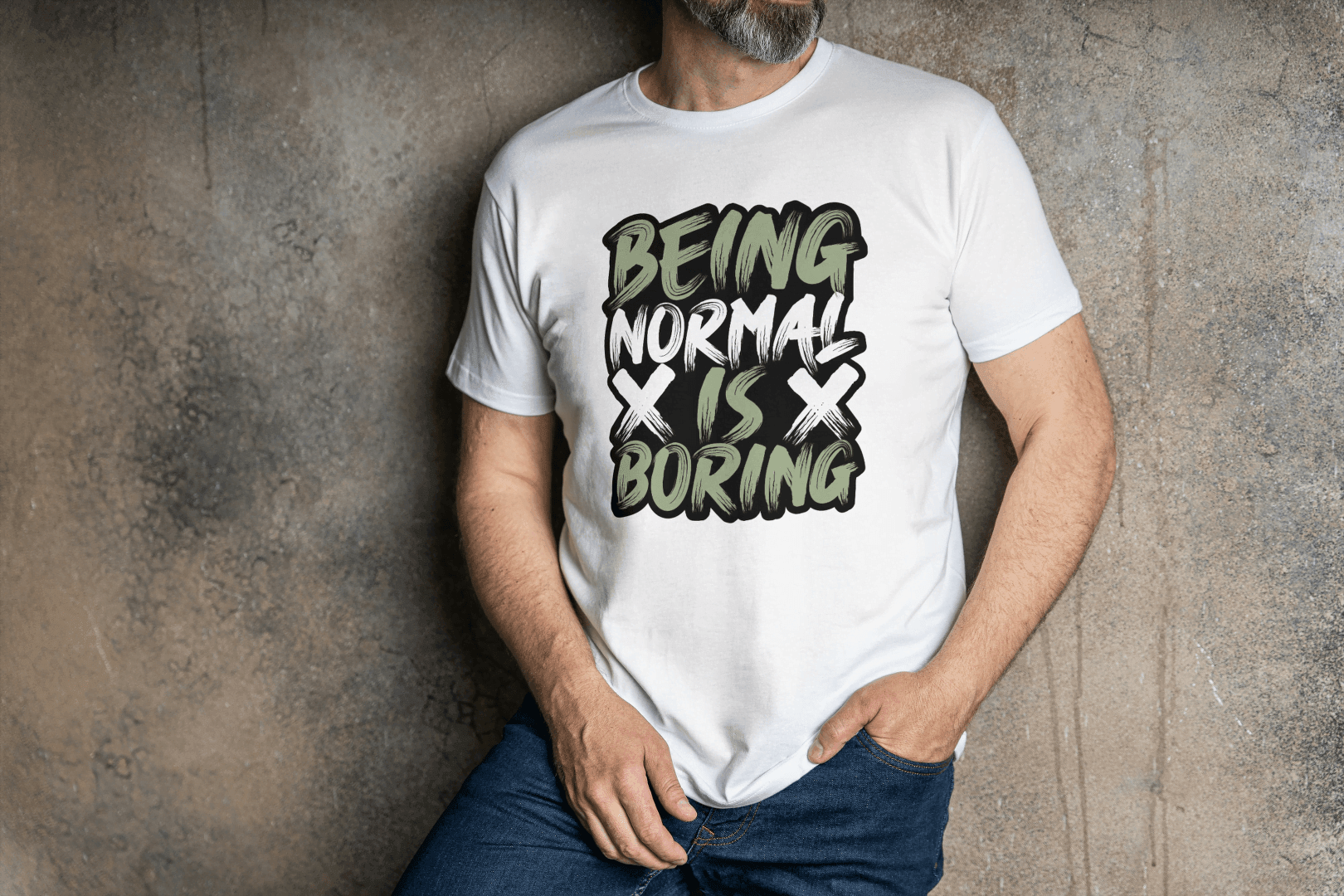 Being Normal Is Boring: Anti-Conformity Graphic Tee - Essentia Attire