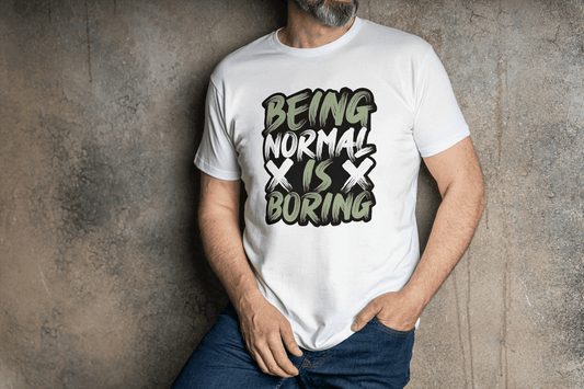 Being Normal Is Boring: Anti-Conformity Graphic Tee - Essentia Attire