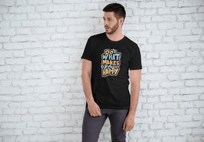 Do What Makes You Happy: Positive Vibes Graphic Tee - Essentia Attire