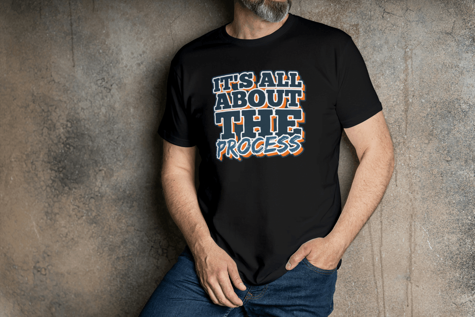 It's All About The Process: Motivational T-Shirt - Essentia Attire