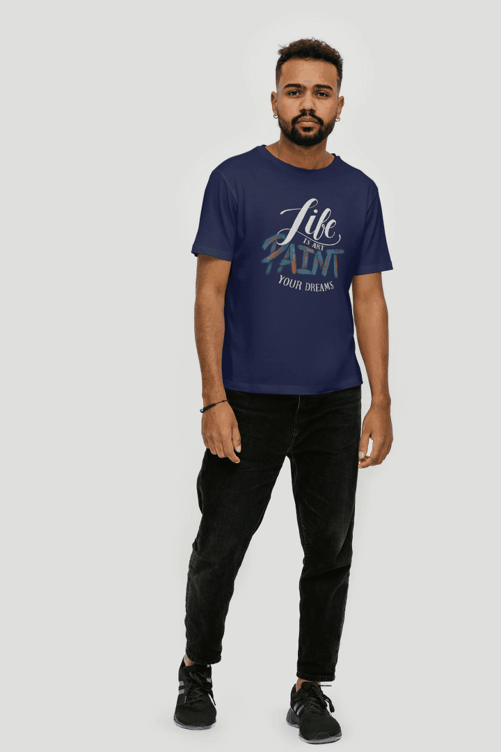 Life is Art Paint Your Dreams: Inspirational Tee - Essentia Attire
