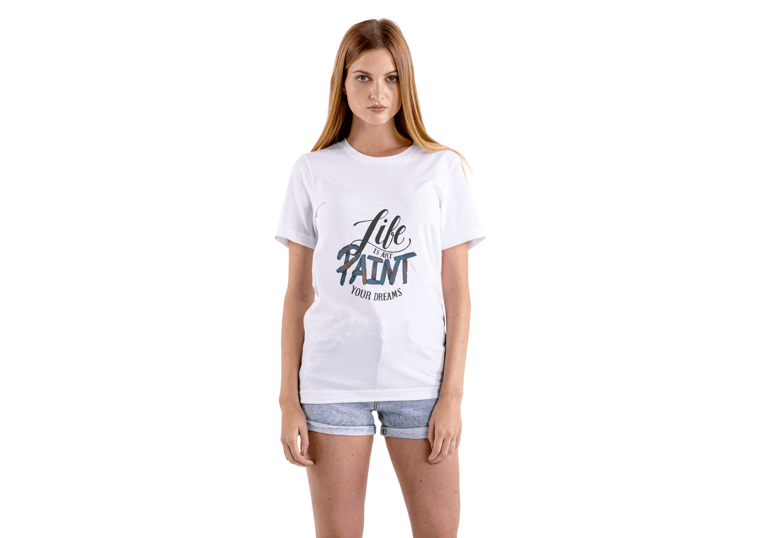 Life is Art Paint Your Dreams: Inspirational Tee - Essentia Attire