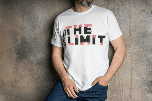 Break The Limit Motivational: Inspirational Quote Tee - Essentia Attire