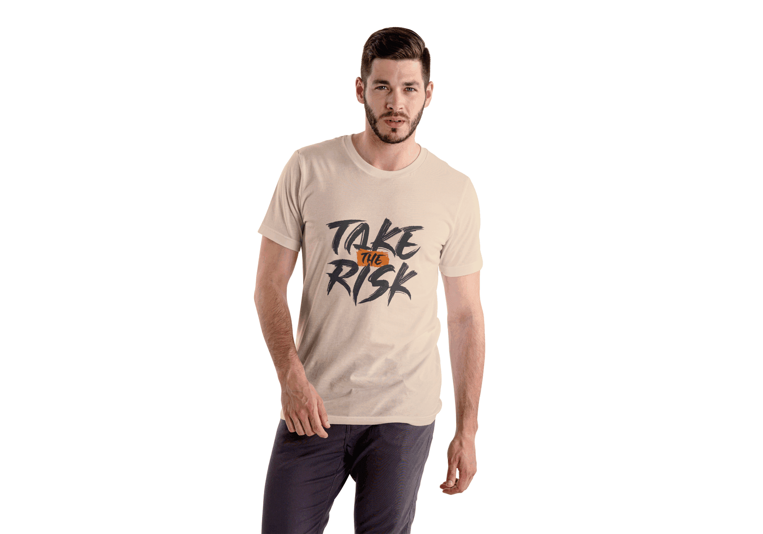 Take The Risk Motivational: Bold Inspirational Tee - Essentia Attire