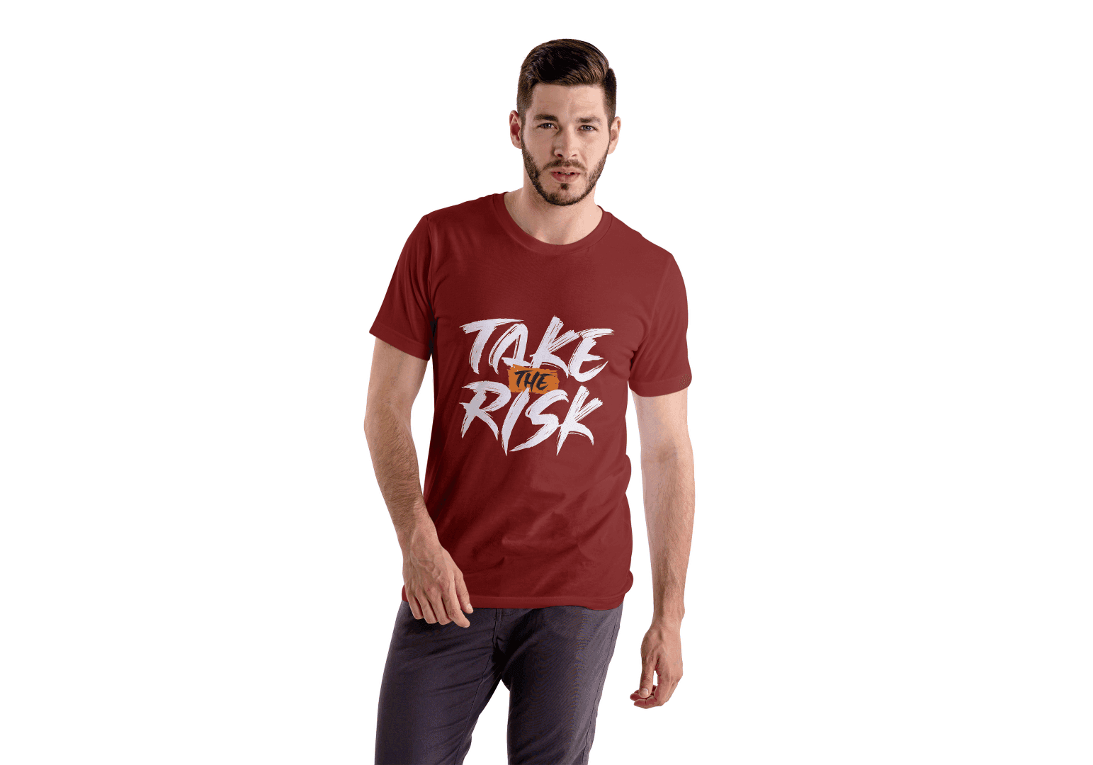 Take The Risk Motivational: Bold Inspirational Tee - Essentia Attire