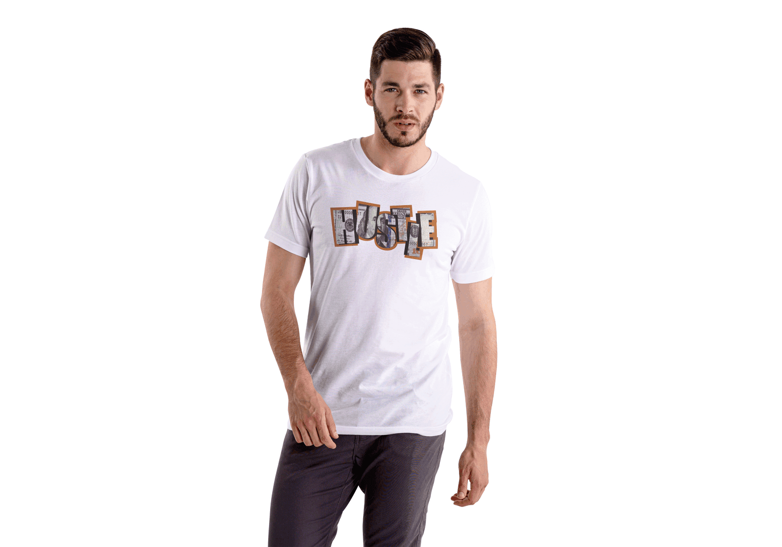 HUSTLE Money Print: Ambition Tee - Essentia Attire