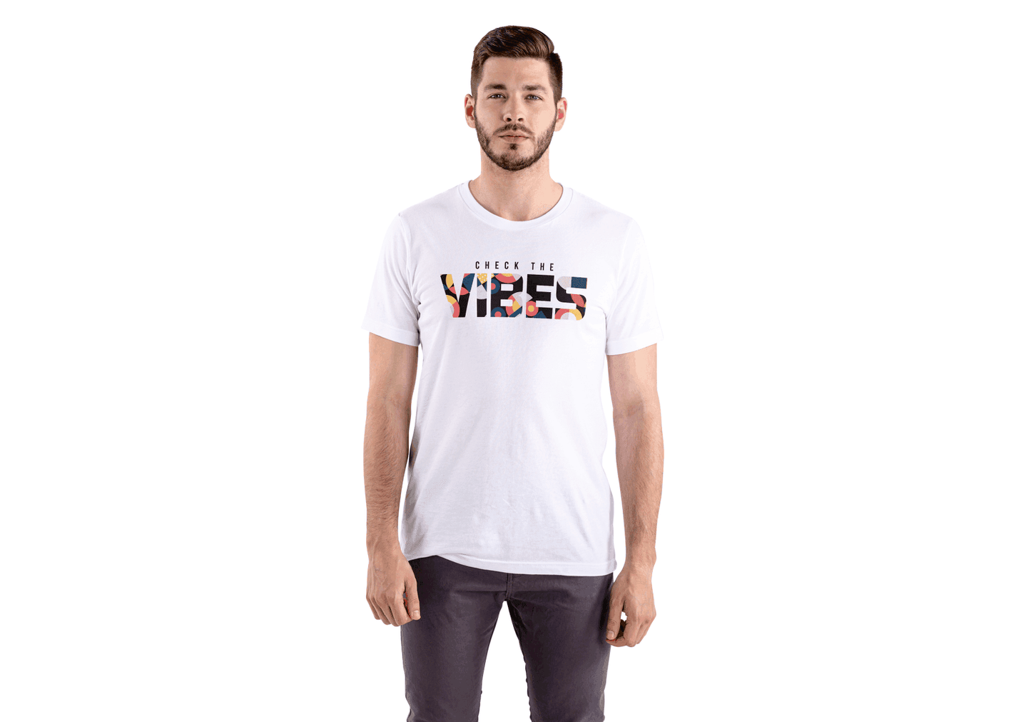 Check The Vibes: Positive Energy Graphic Tee - Essentia Attire