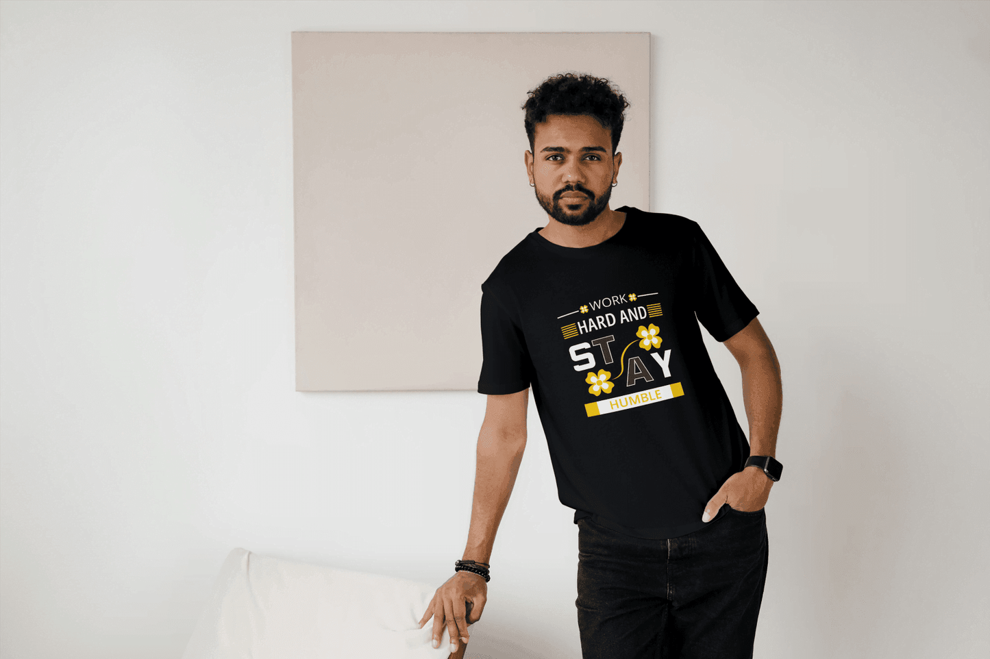 Work Hard Stay Humble Motivational: Perseverance Tee - Essentia Attire