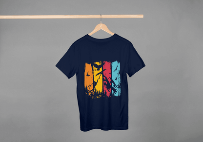 Vibrant Color Block Nature: Artistic Outdoor Wear - Essentia Attire