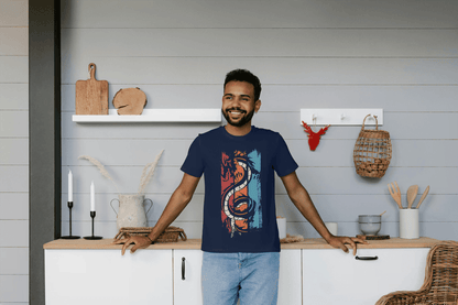 Dragon Graphic Tee: Mystical Beast Design - Essentia Attire