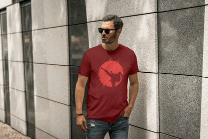Martial Arts Kick Graphic: Dynamic Action Tee - Essentia Attire