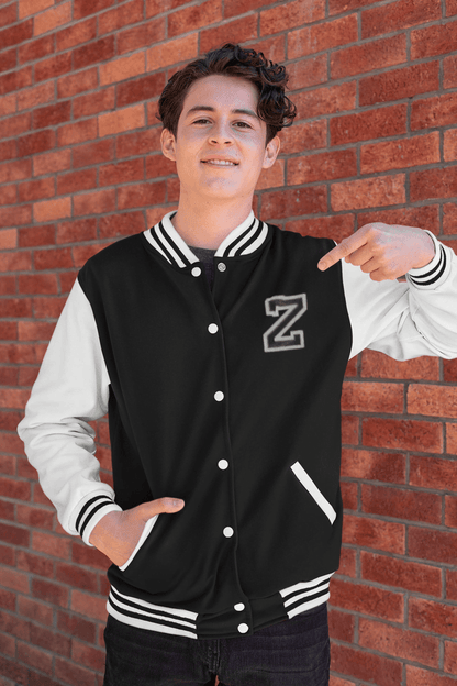 Letterman Varsity Jacket | Essentia Unisex Adult Cotton Blend Jacket