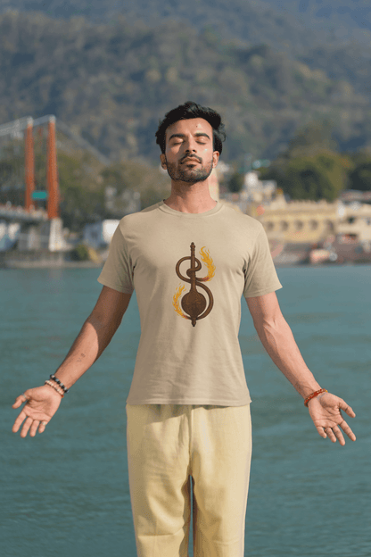 Gada with Hanuman Tail Regular T-Shirt | Symbol of Strength and Loyalty